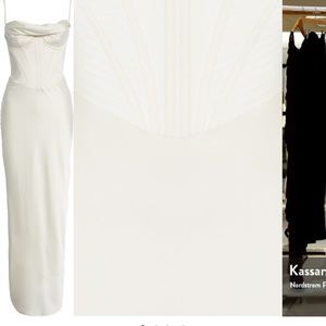 Charmaine Corset Dress, ivory